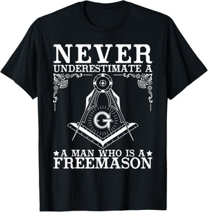 Freemasonry Freemason Conspirazy Theory Freethinker T-Shirt - T-Shirt | Black