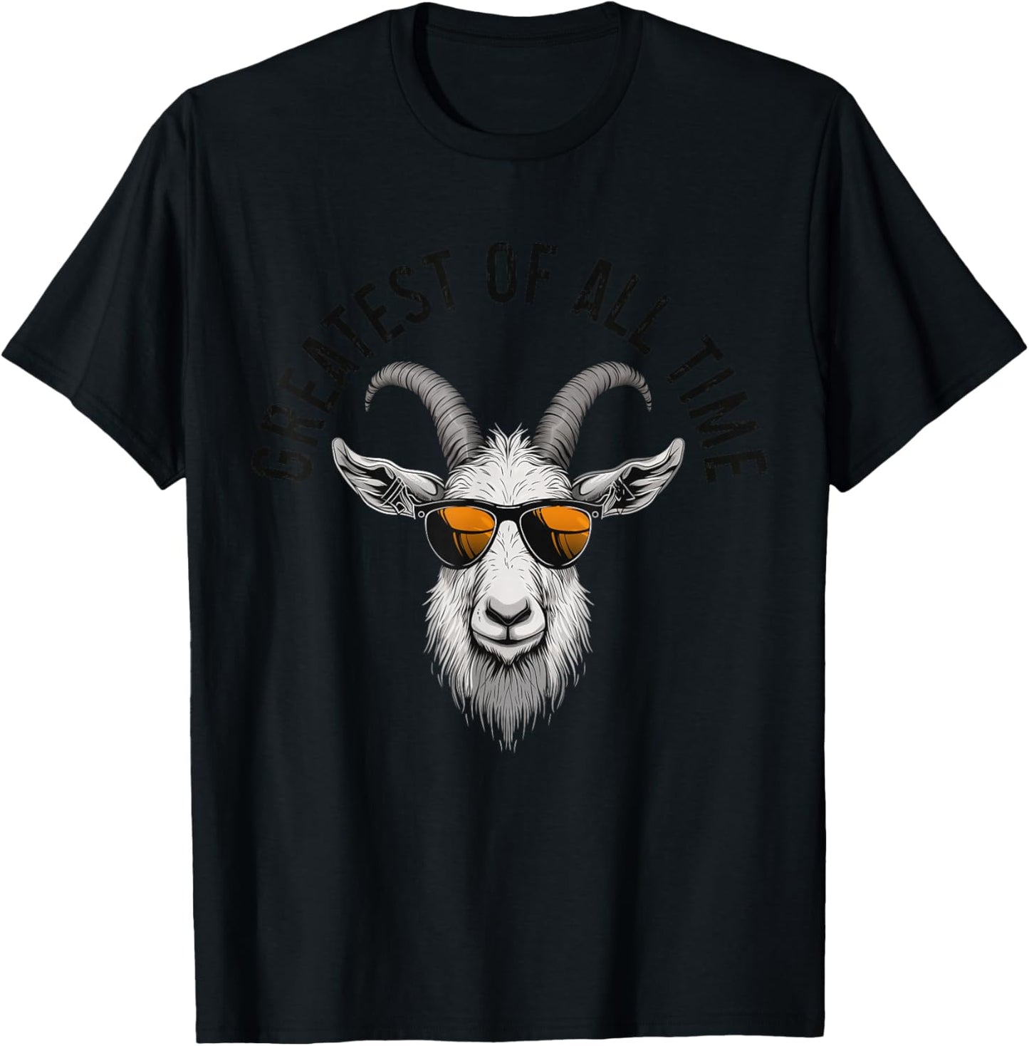 G.O.A.T. Funny Goat Lover, Farmer, Farm Animal T-Shirt - T-Shirt | Black