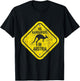 Zookeeper Wildlife Animal Lover with German Text "No Kangaroo in Austria, black T-Shirt - T-Shirt | Black