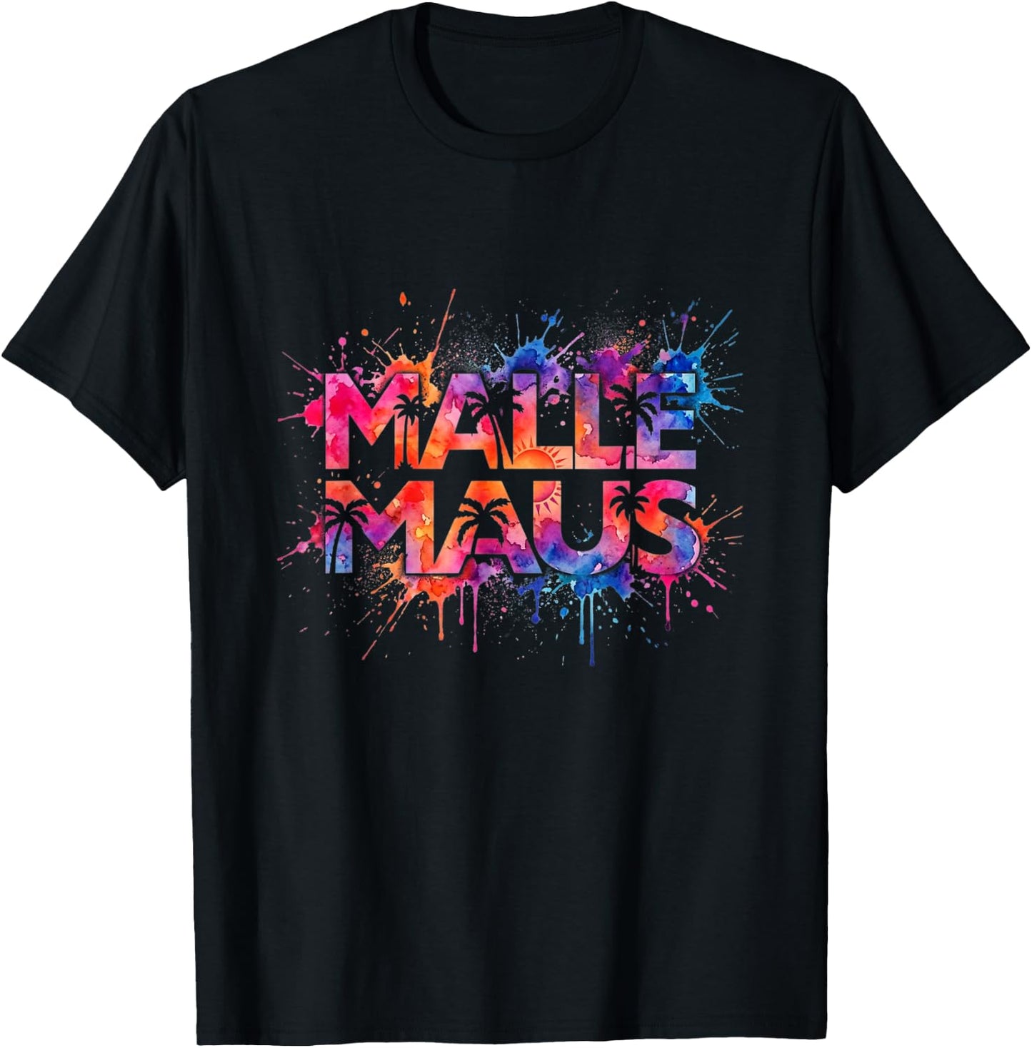 Malle Maus - Mallorca Party Outfit Junggesellinnenabschied T-Shirt - T-Shirt | Black