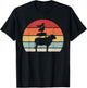 Retro Farm Animals Shirt Animal Lover Cow Pig Duck & Chicken T-Shirt - T-Shirt | Black