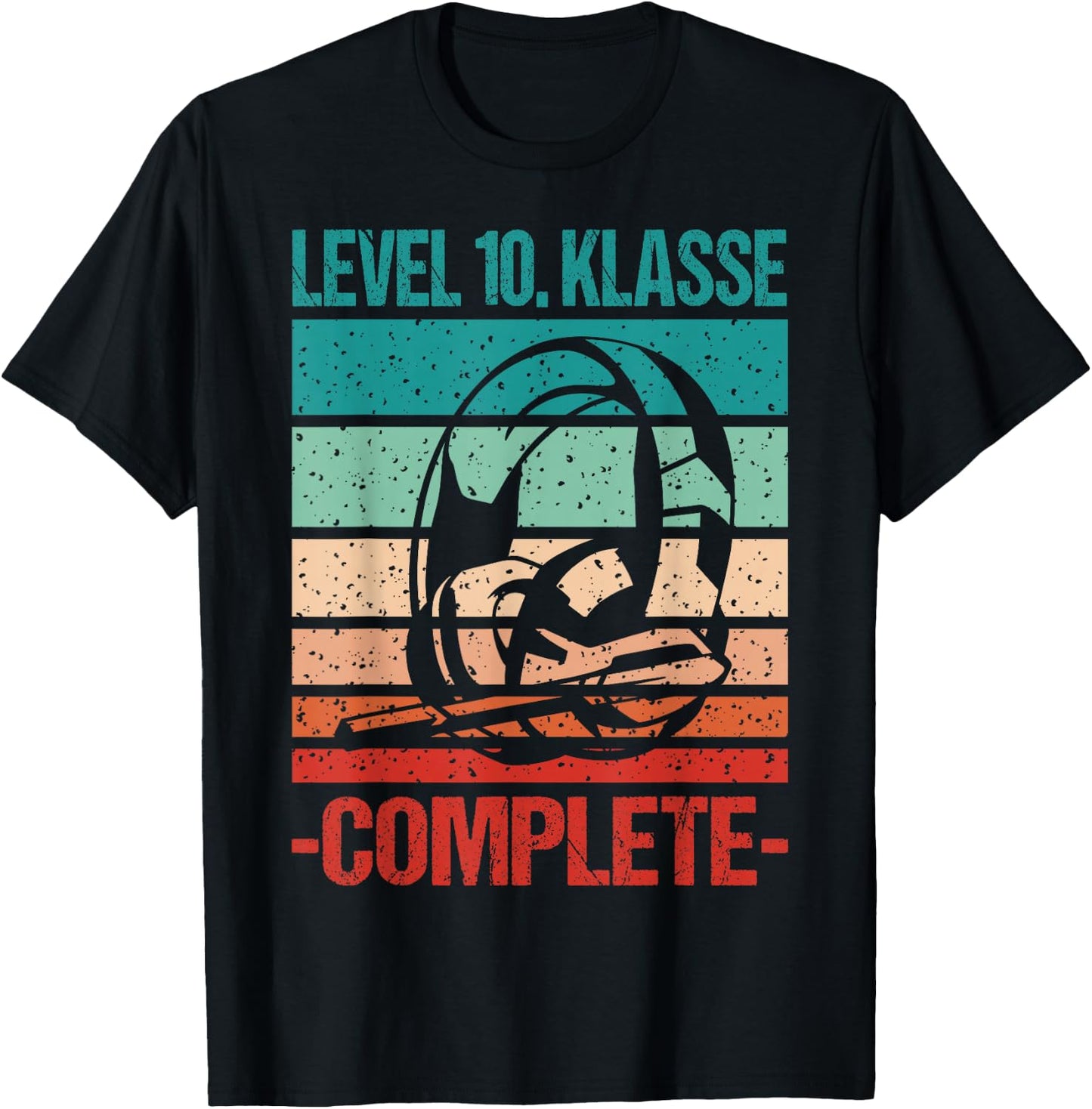 Level 10. Klasse Complete Schule Prüfung Bestanden Abschluss T-Shirt - T-Shirt | Black