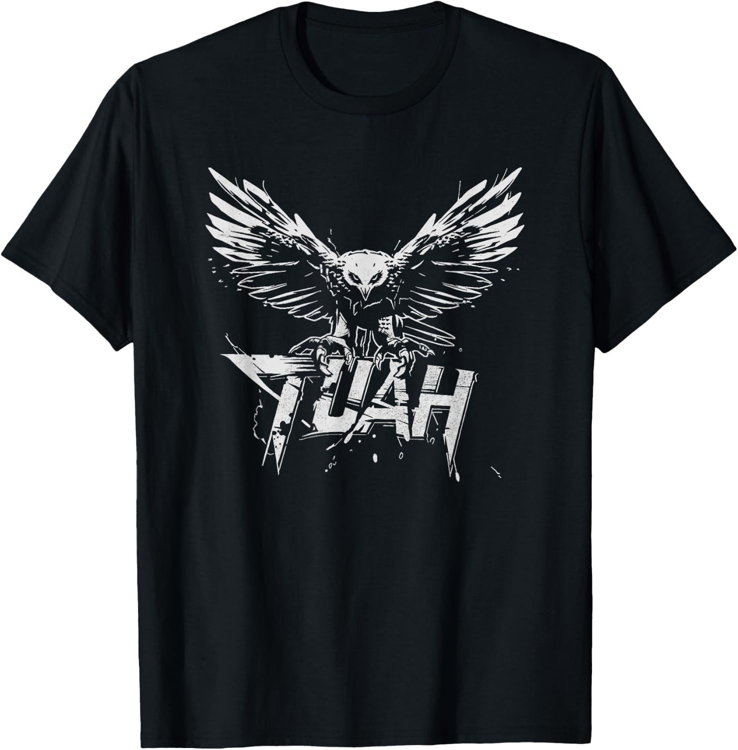 Funny Hawk Tuah Guy Spit Joke Wet that Thang Splash Down T-Shirt - T-Shirt | Black