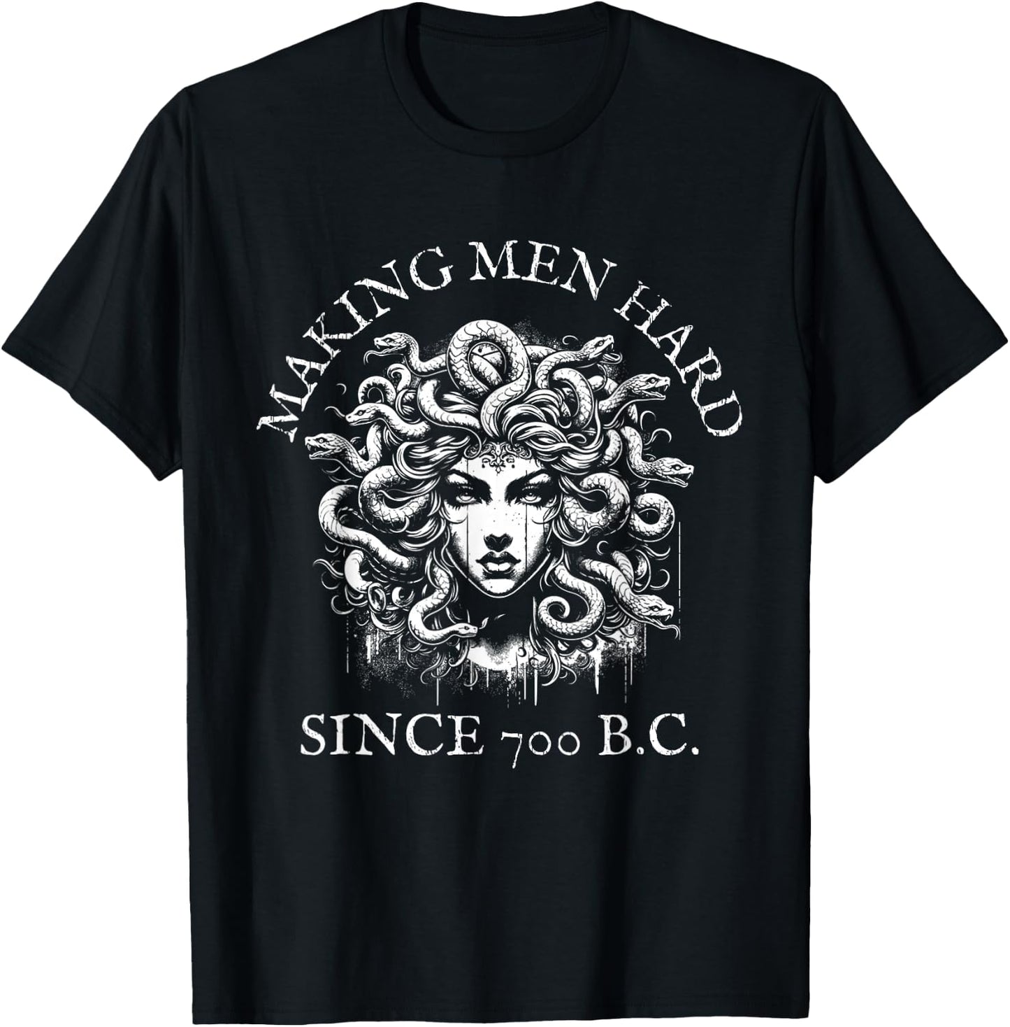 Medusa The female gaze, Stone the patriarchy, Feminist T-Shirt - T-Shirt | Black