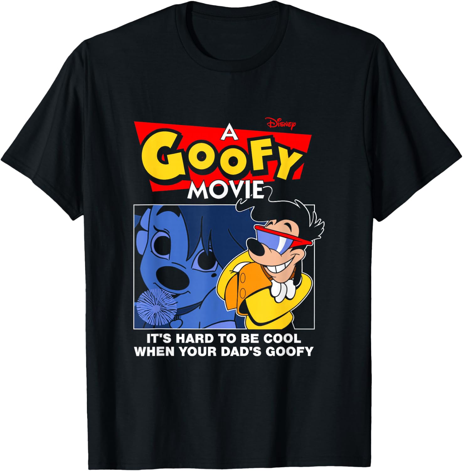 Disney A Goofy Movie Be Cool Max Movie Poster T-Shirt - T-Shirt | Black