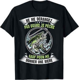 Predatory Fishing, Gift Pike Fisherman , Black T-Shirt - T-Shirt | Black
