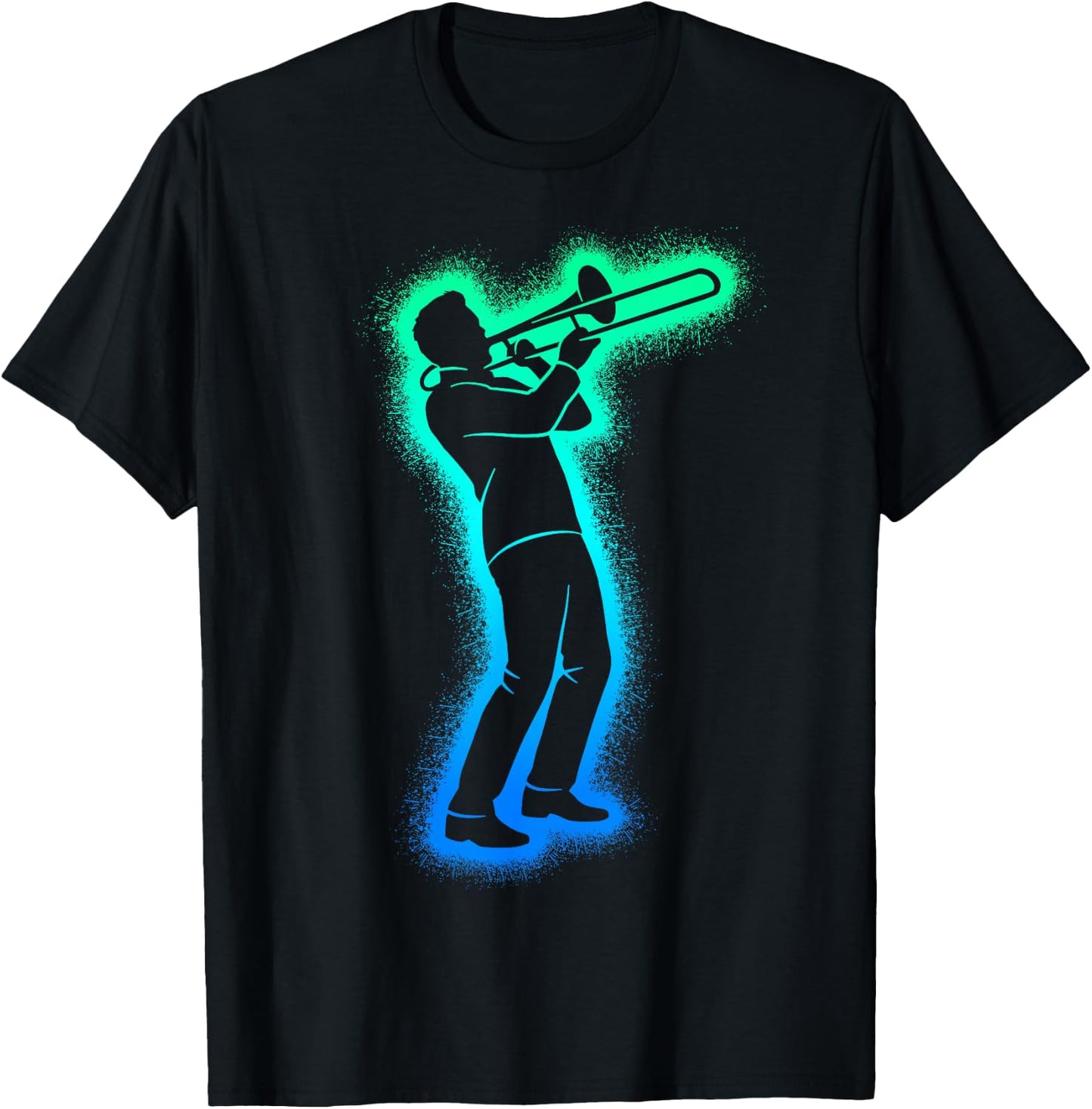 Trombone Player Trombonist Men Boys Kids Trombone T-Shirt - T-Shirt | Black