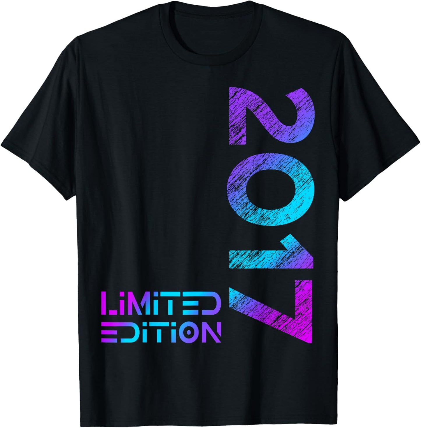 Limited Edition Jahrgang 2017 Junge Mädchen 9. Geburtstag T-Shirt - T-Shirt | Black