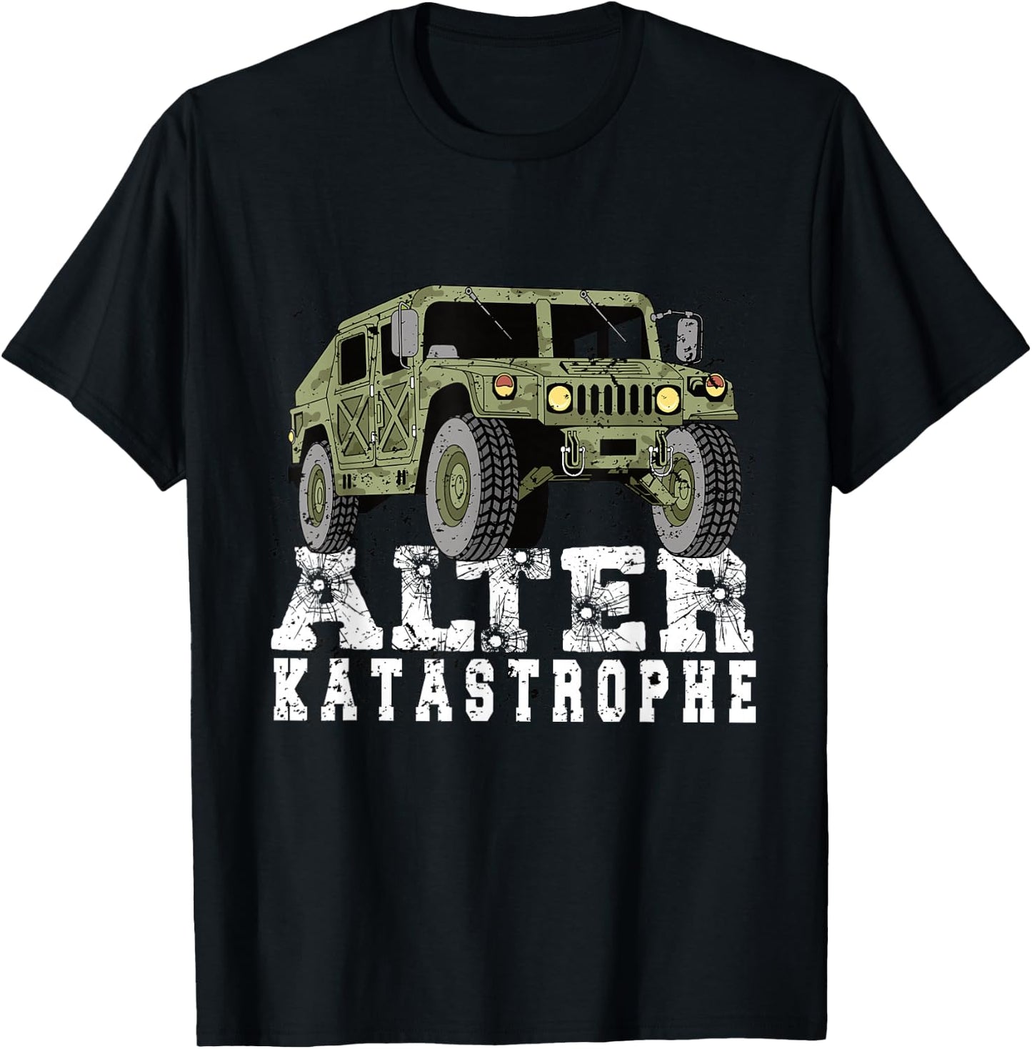 Alter Katastrophe Alter Katastrophe Humour Sarcasm , black T-Shirt - T-Shirt | Black
