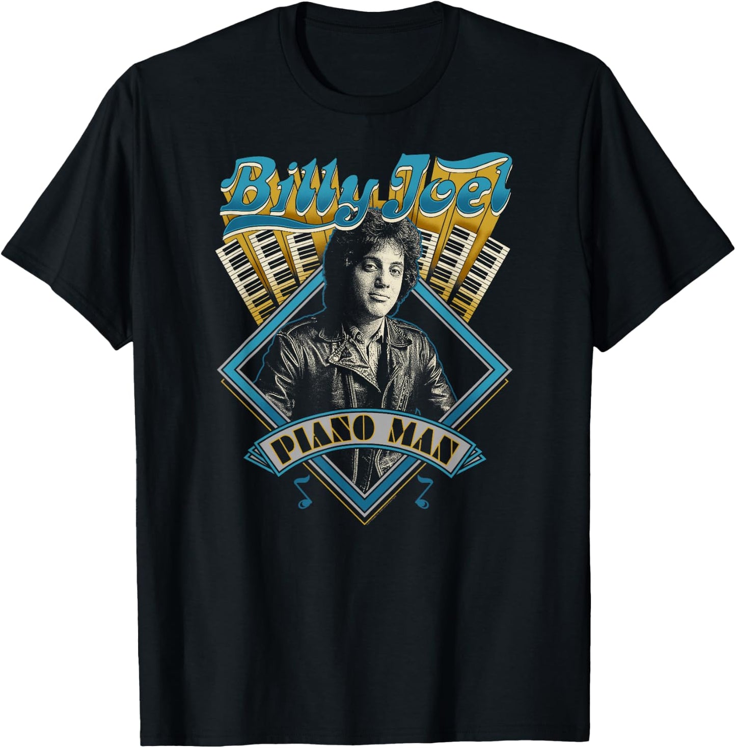 Billy Joel - The Piano Man T-Shirt - T-Shirt | Black