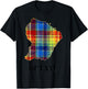 French Guiana Madras Man Woman And Child , Black, S T-Shirt - T-Shirt | Black