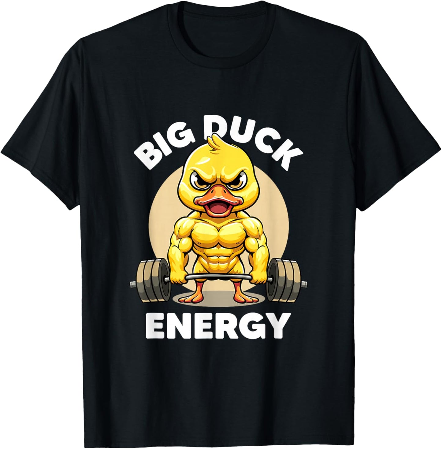Big Duck Energy Duck Lovers Funny Gym Gewichtheben Ente T-Shirt - T-Shirt | Black
