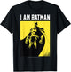DC Comics I Am Batman Yellow Dark Poster Fill Small T-Shirt - T-Shirt | Black