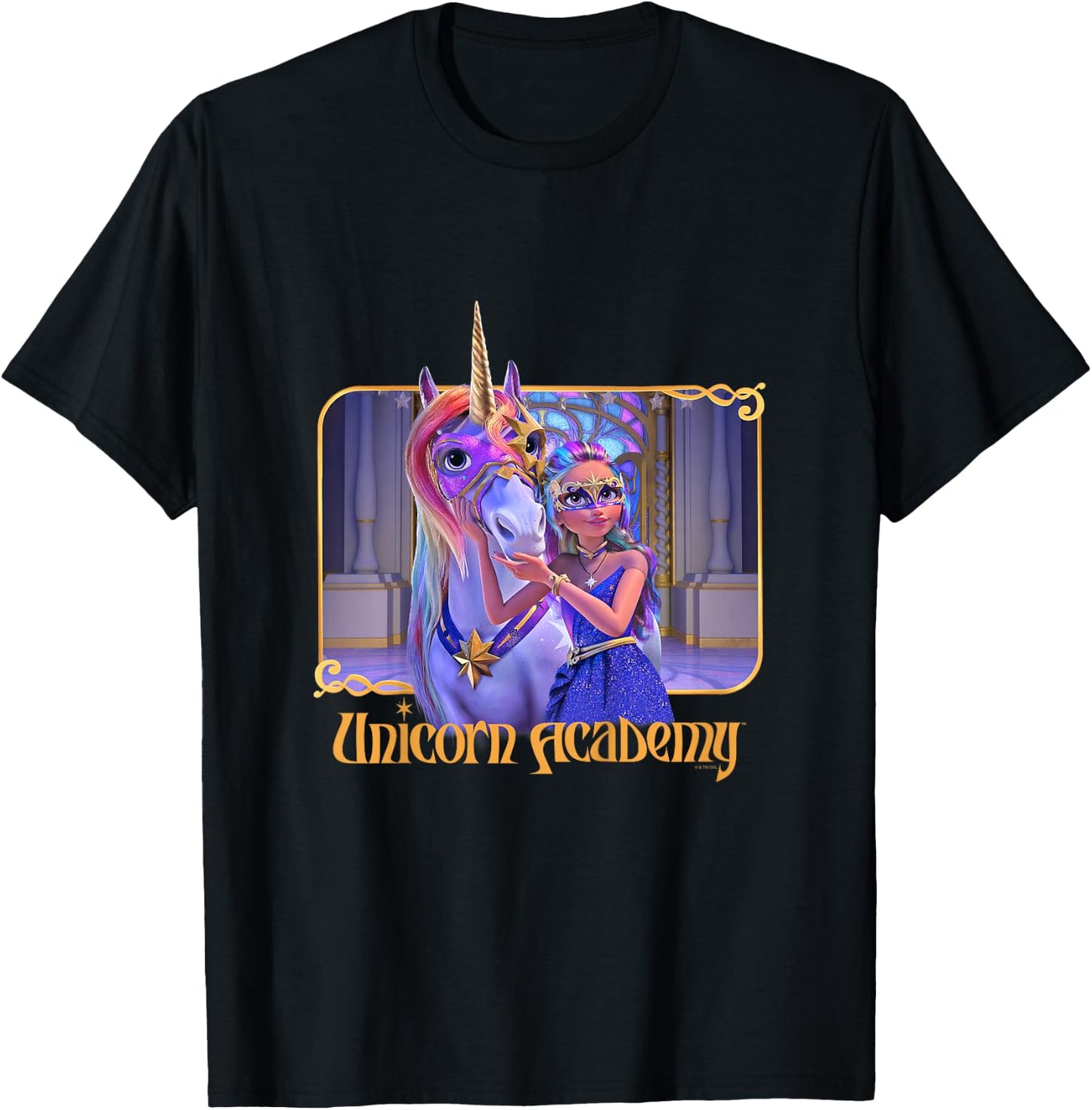 Child Sophia and Wildstar Ball Masquerade Fairy Moon , Black, 2 T-Shirt - T-Shirt | Black