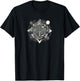 Geometrische Muster, inspiriert von der Natur T-Shirt - T-Shirt | Black
