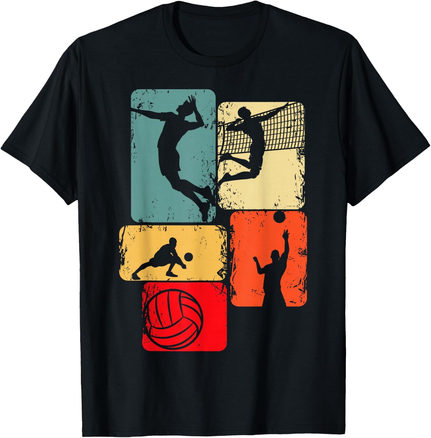 Volleyballer Volleyball Men Children Boys T-Shirt - T-Shirt | Black