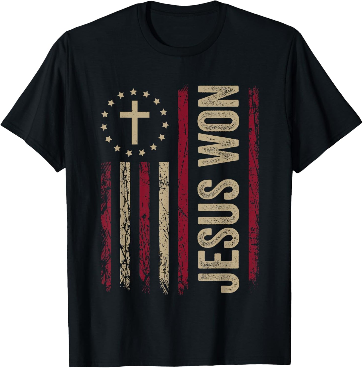 Jesus Won T-Shirt - T-Shirt | Black