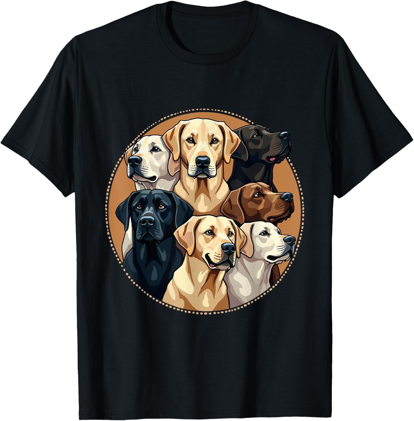 Labrador Funny Lab Dog Men Women Girls Kids T-Shirt - T-Shirt | Black