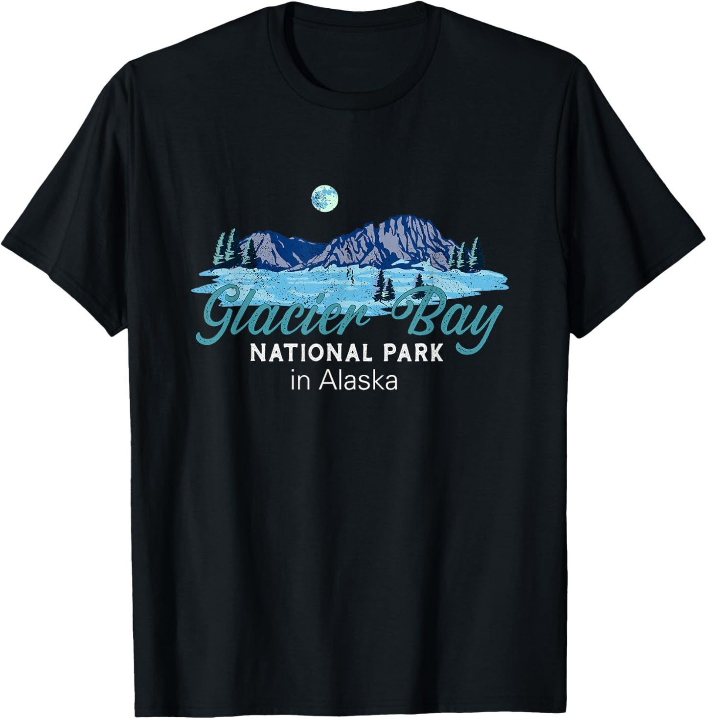 Glacier Bay National Park Alaska T-Shirt - T-Shirt | Black