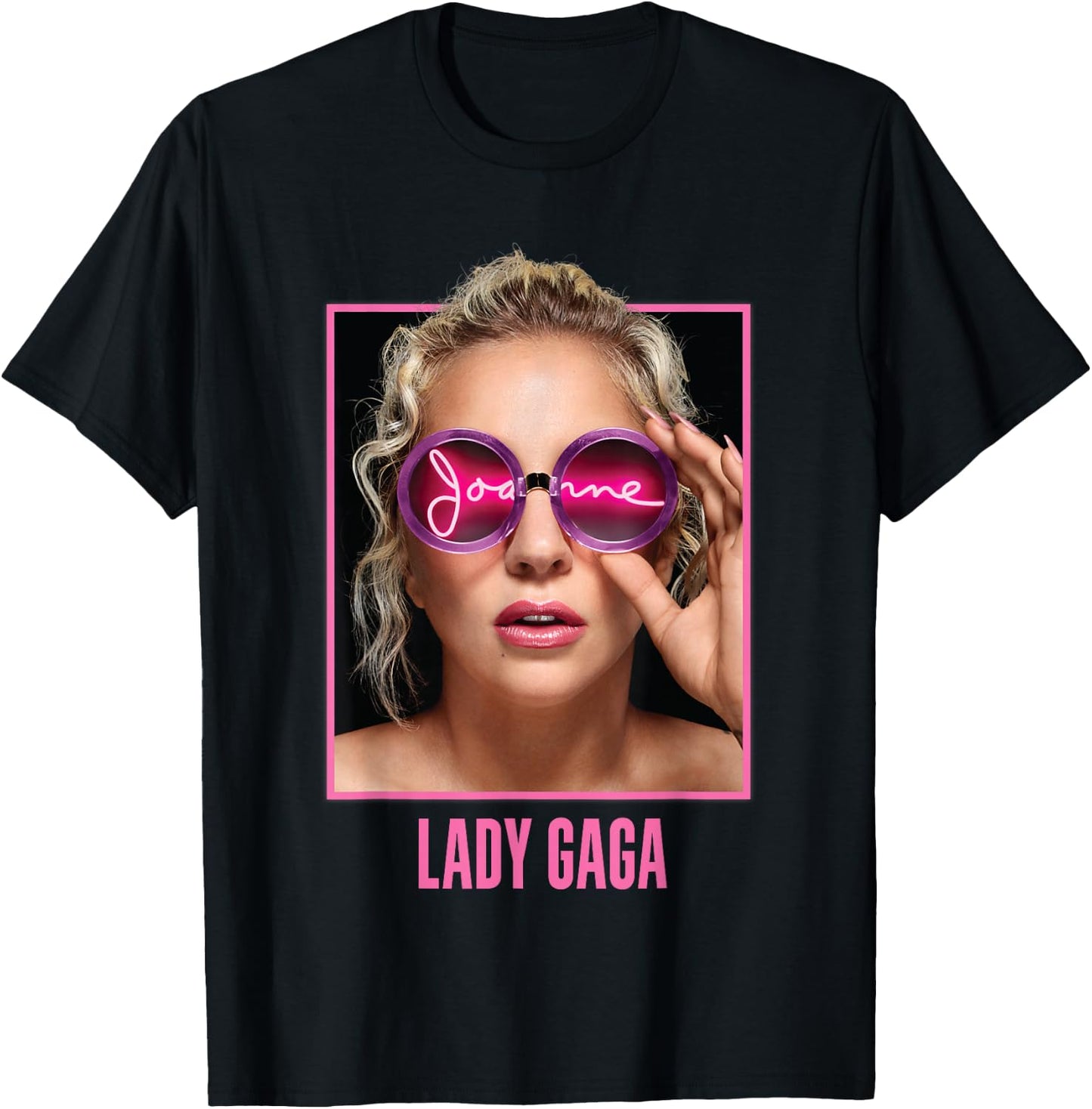 Lady Gaga Joanne Brille , black T-Shirt - T-Shirt | Black