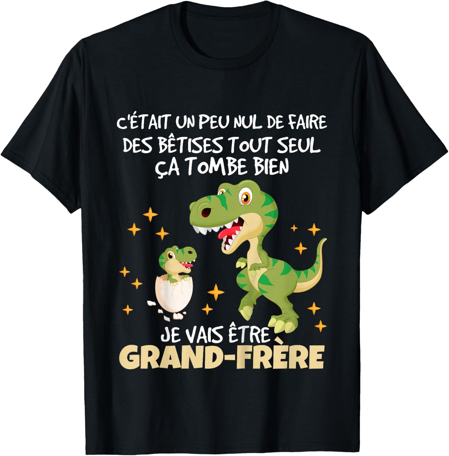 Child Future Big Brother 2026 Announcement Pregnancy Grandbrother 2026 T-Shirt - T-Shirt | Black