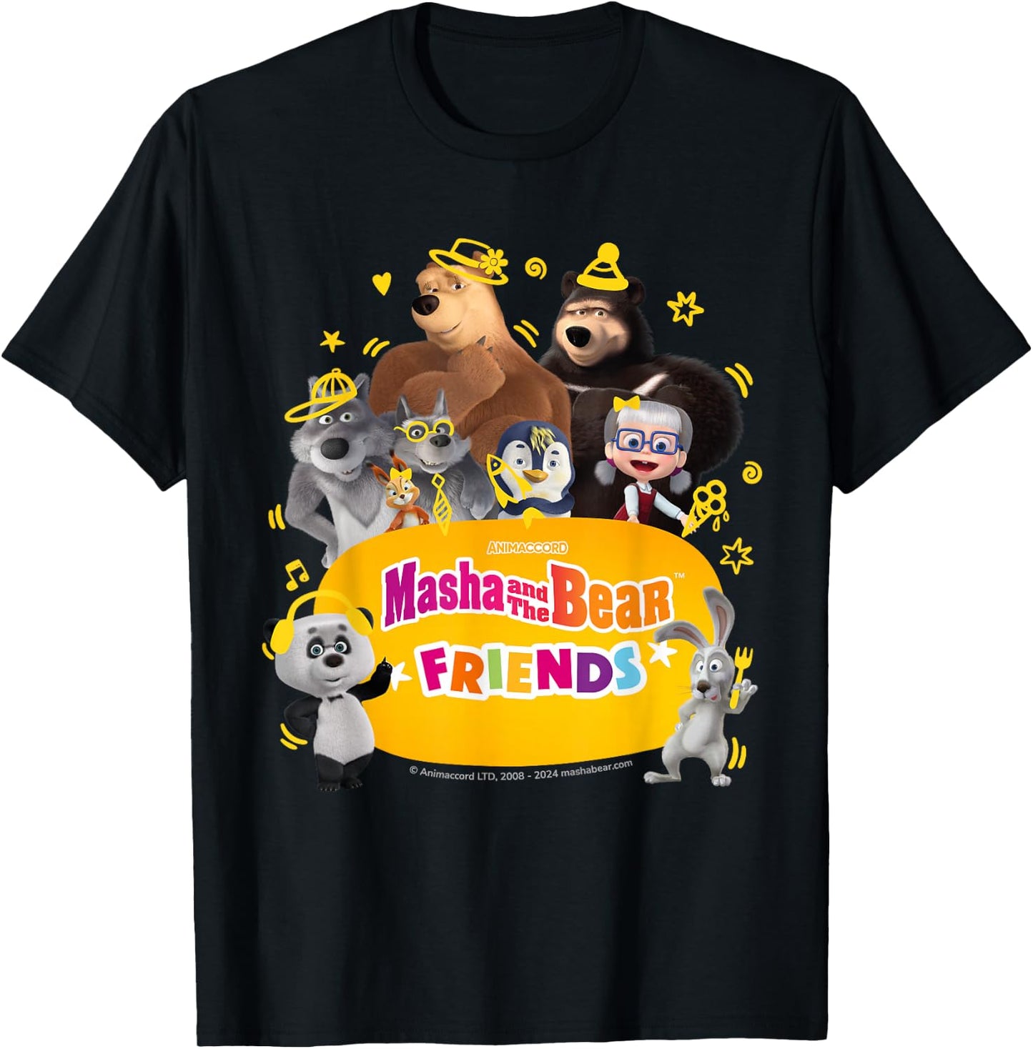 Friends. Group photo #2 T-Shirt - T-Shirt | Black