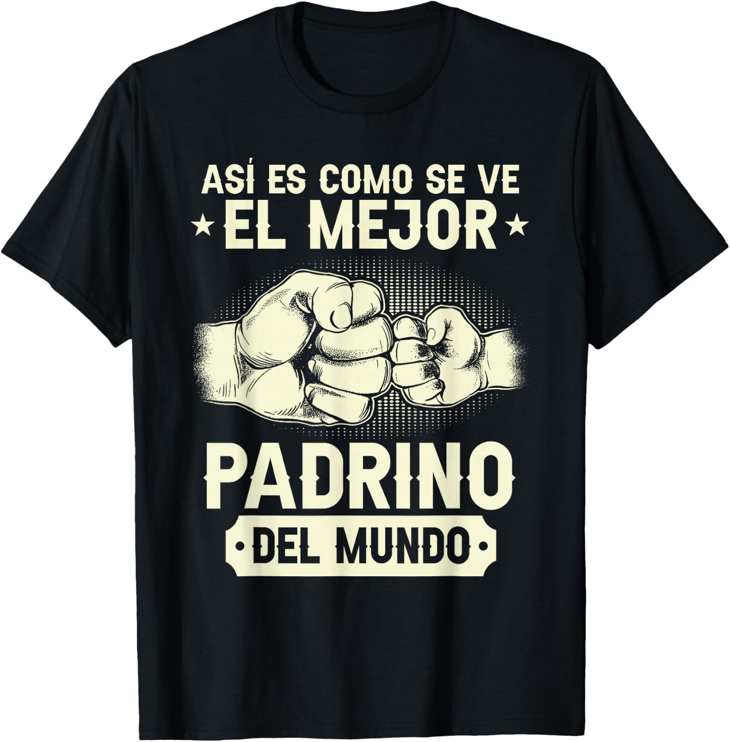 El Mejor Padrino Del Mundo T-Shirt - T-Shirt | Black