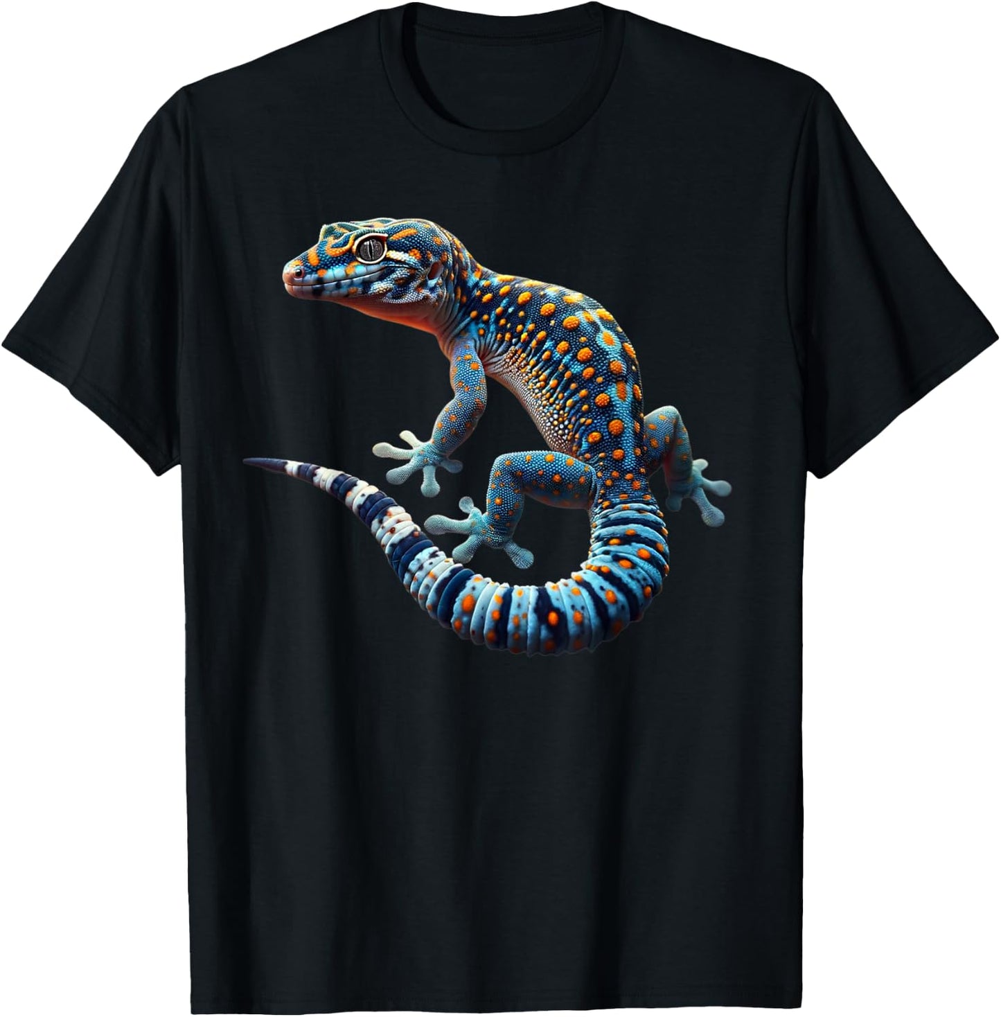 Tokay Gecko Wild Reptile Lizard T-Shirt - T-Shirt | Black