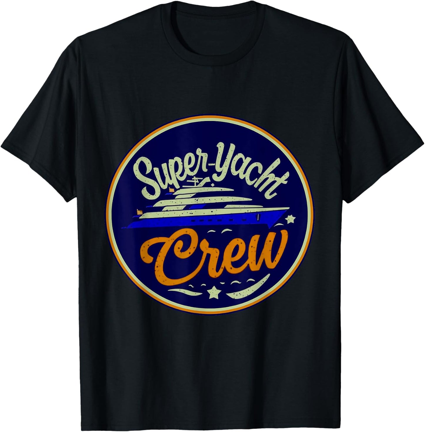 Super Yacht Crew T-Shirt - T-Shirt | Black
