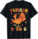 Turkin 9 To 5 Matching Family Thanksgiving Turkey Turkin 9-5 T-Shirt - T-Shirt | Black
