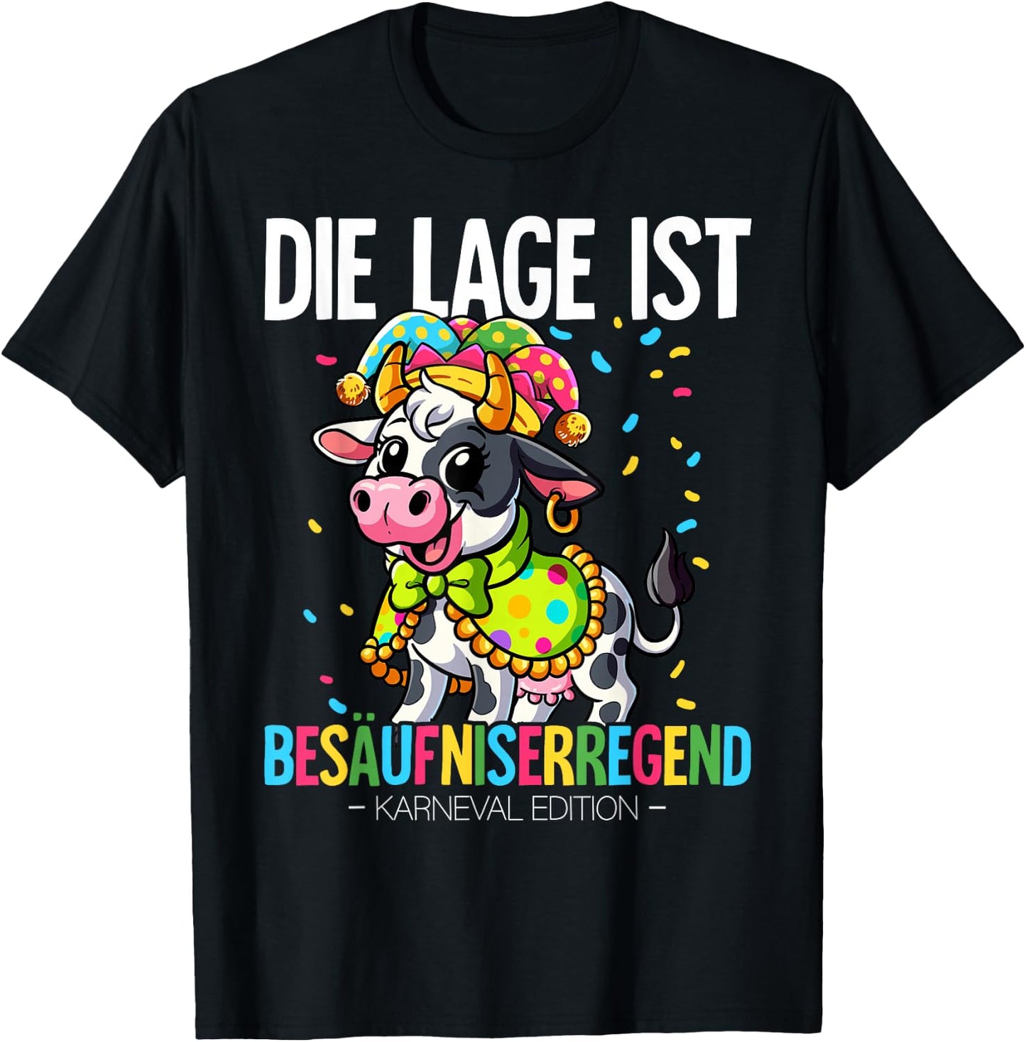 Cologne Carnival , black T-Shirt - T-Shirt | Black