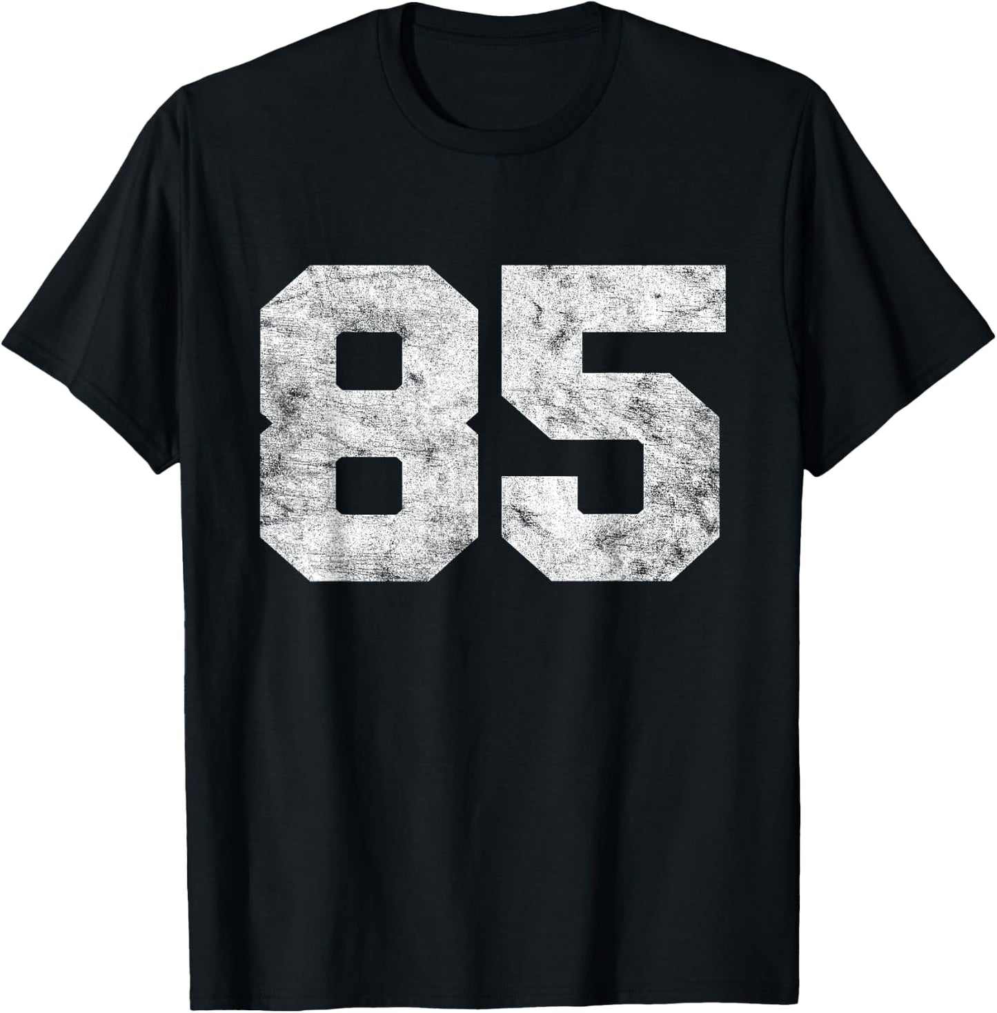 Vintage Lucky Number 85 Birthday Sports Player Team Athlete T-Shirt - T-Shirt | Black