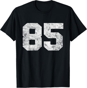 Vintage Lucky Number 85 Birthday Sports Player Team Athlete T-Shirt - T-Shirt | Black