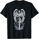 Archangel Catholic Religion Christianity Guardian Angel T-Shirt - T-Shirt | Black