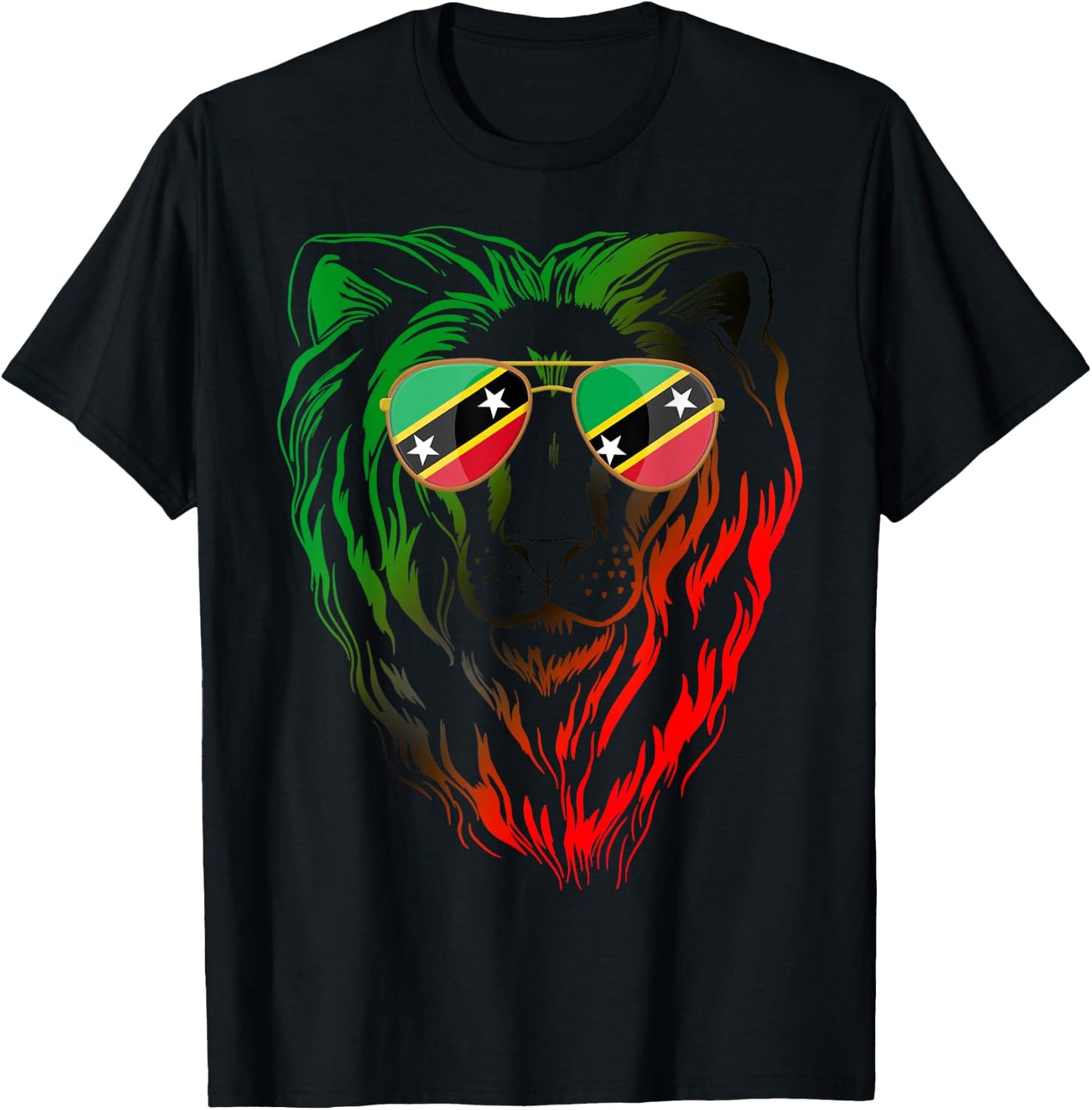 Saint Kitts and Nevis T-Shirt - T-Shirt | Black