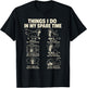 Bernese Mountain Dog Mom Funny Things I Do in My Spare Time T-Shirt - T-Shirt | Black
