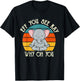 Eff You See Kay Why Oh You Funny Vintage Elephant Yoga Lover T-Shirt - T-Shirt | Black