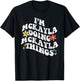 Personalized Name Mothers Day outfit Retro Groovy Im MCKAYLA Doing MCKAYLA Things Funny Mother's , Female X-Small, Black T-Shirt - T-Shirt | Black