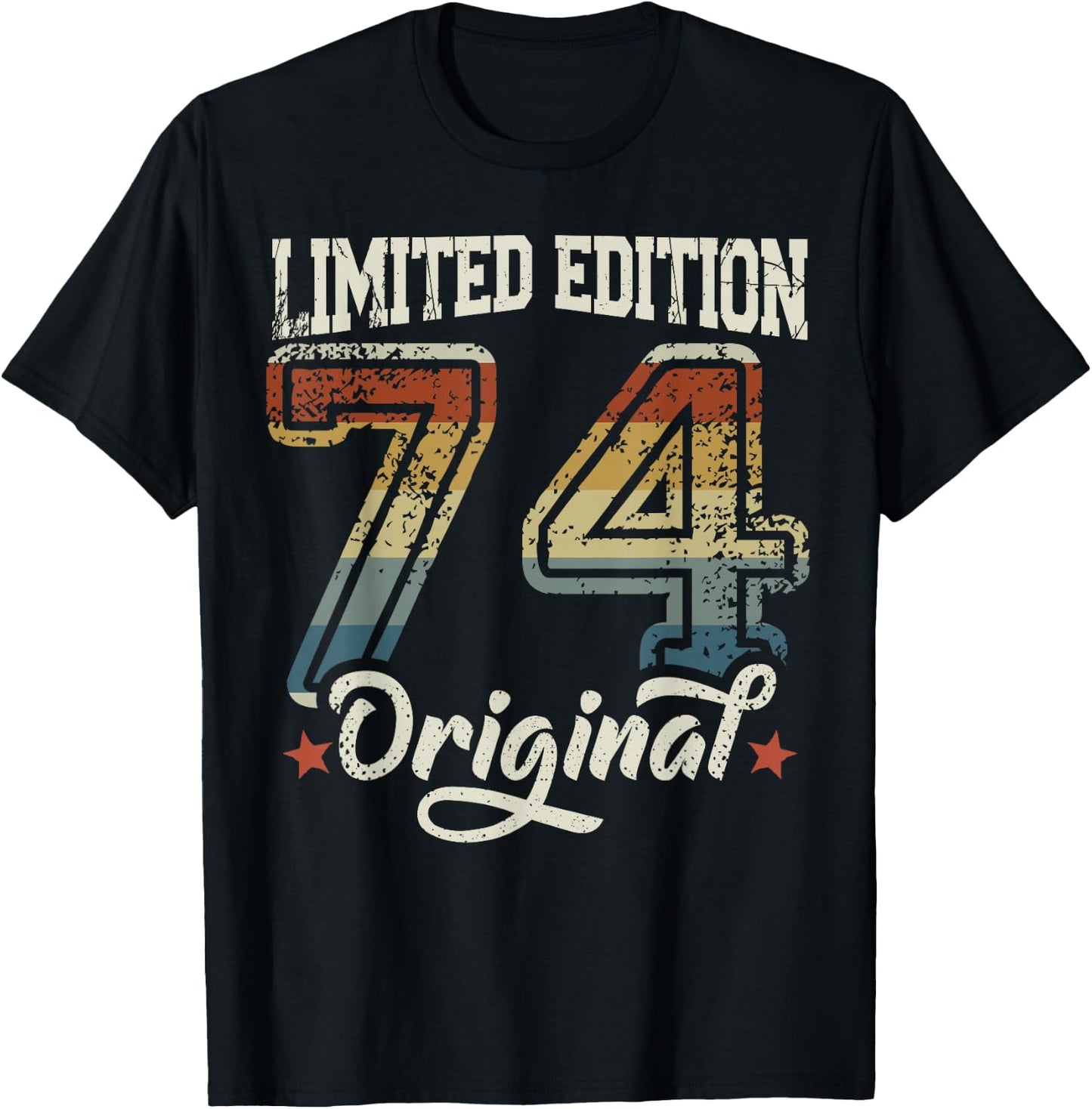 51st Birthday Man Woman 51 Years 1974 Decorative Funny Gift T-Shirt - T-Shirt | Black