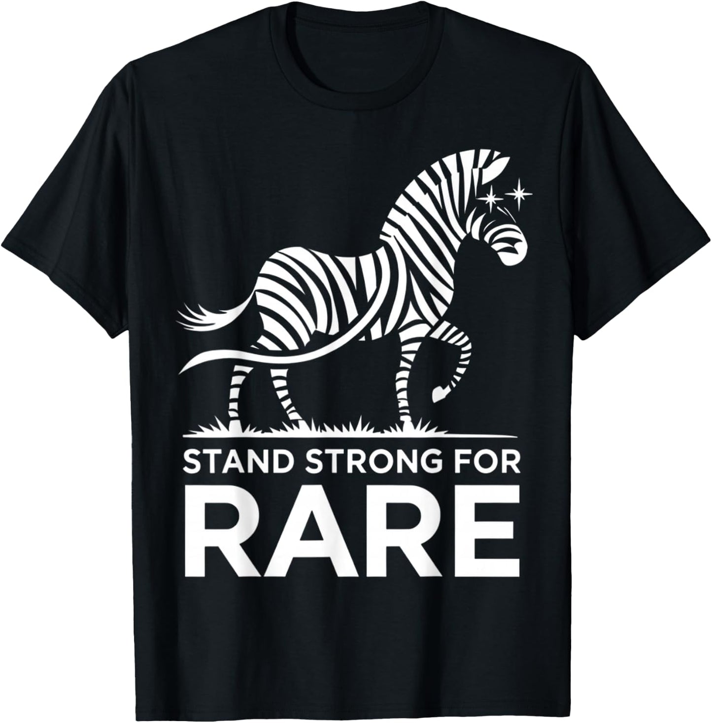 Rare Disease Day 2025 Shirt - Stand Strong for Rare Disease Disease Disease , black, S T-Shirt - T-Shirt | Black