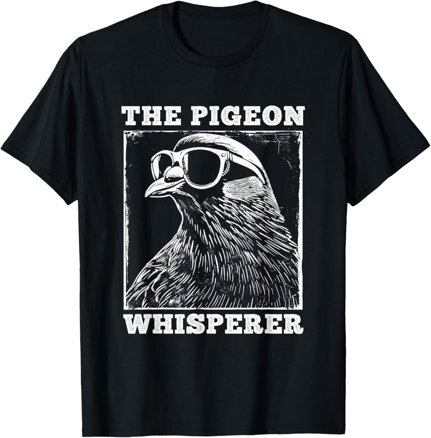 The Pigeon Whisperer Funny Pigeon Racing Men Women Kids T-Shirt - T-Shirt | Black