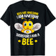 Bees Are Awesome Bumble Bee Kids Boys Girls T-Shirt - T-Shirt | Black