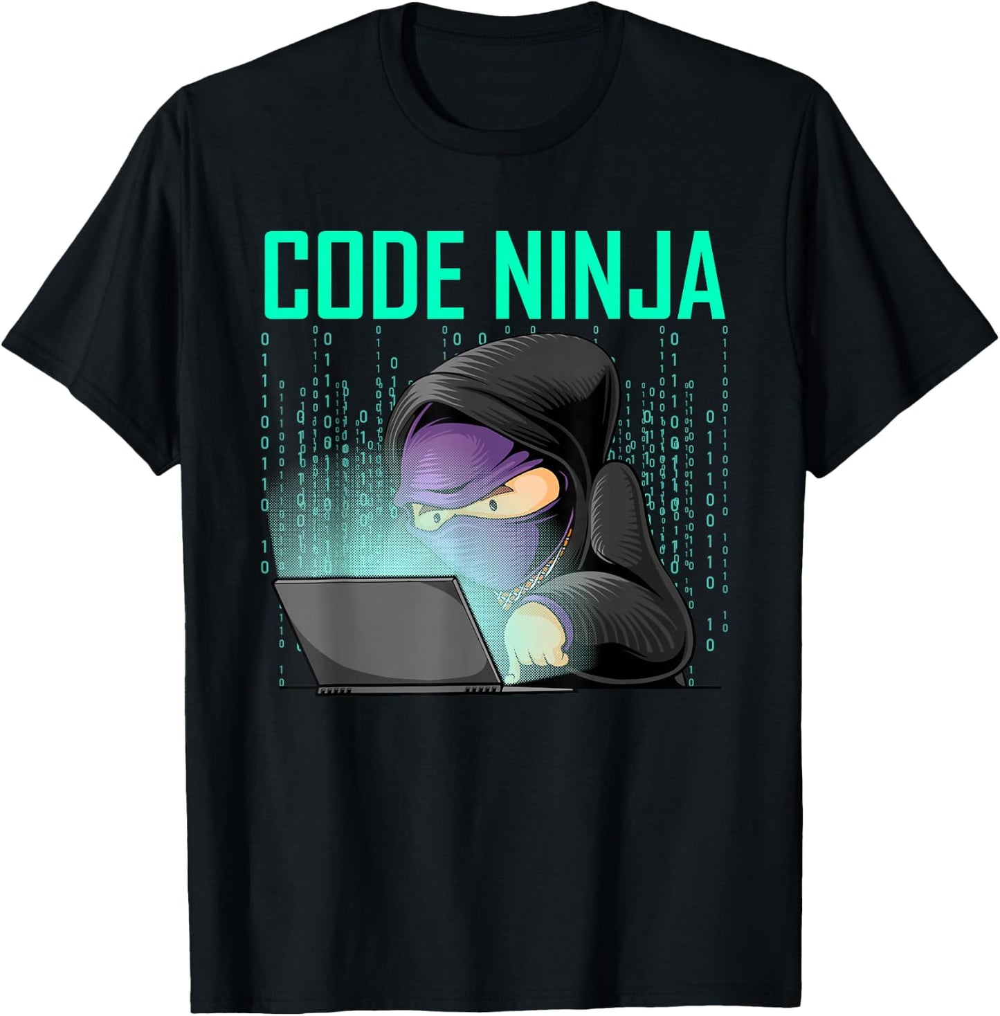 Cool Computer Programmer Art Women Web Coding Geek T-Shirt - T-Shirt | Black