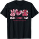 Peace Love Cure Sunflower Hemangioma Awareness T-Shirt - T-Shirt | Black