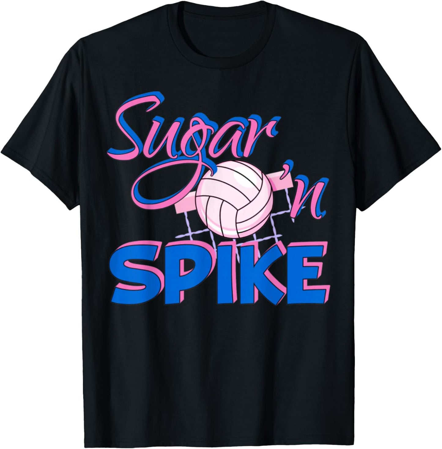 Sugar Spike Volleyball T-Shirt - T-Shirt | Black