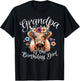 Grandpa Of The Birthday Girl Highland Cow T-Shirt - T-Shirt | Black