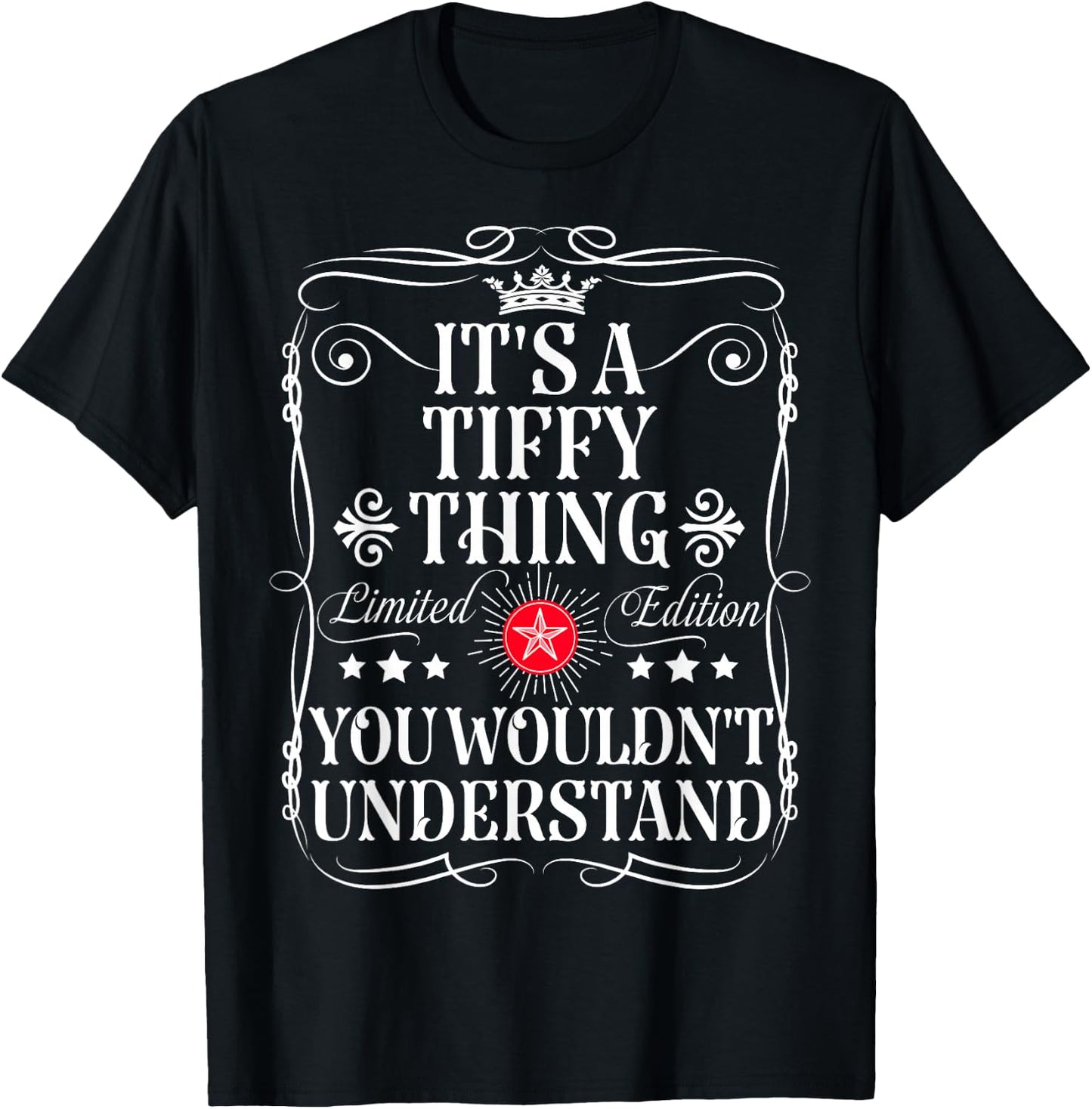 Tiffy Name It's A Tiffy Thing You Wouldn't Understand , black T-Shirt - T-Shirt | Black