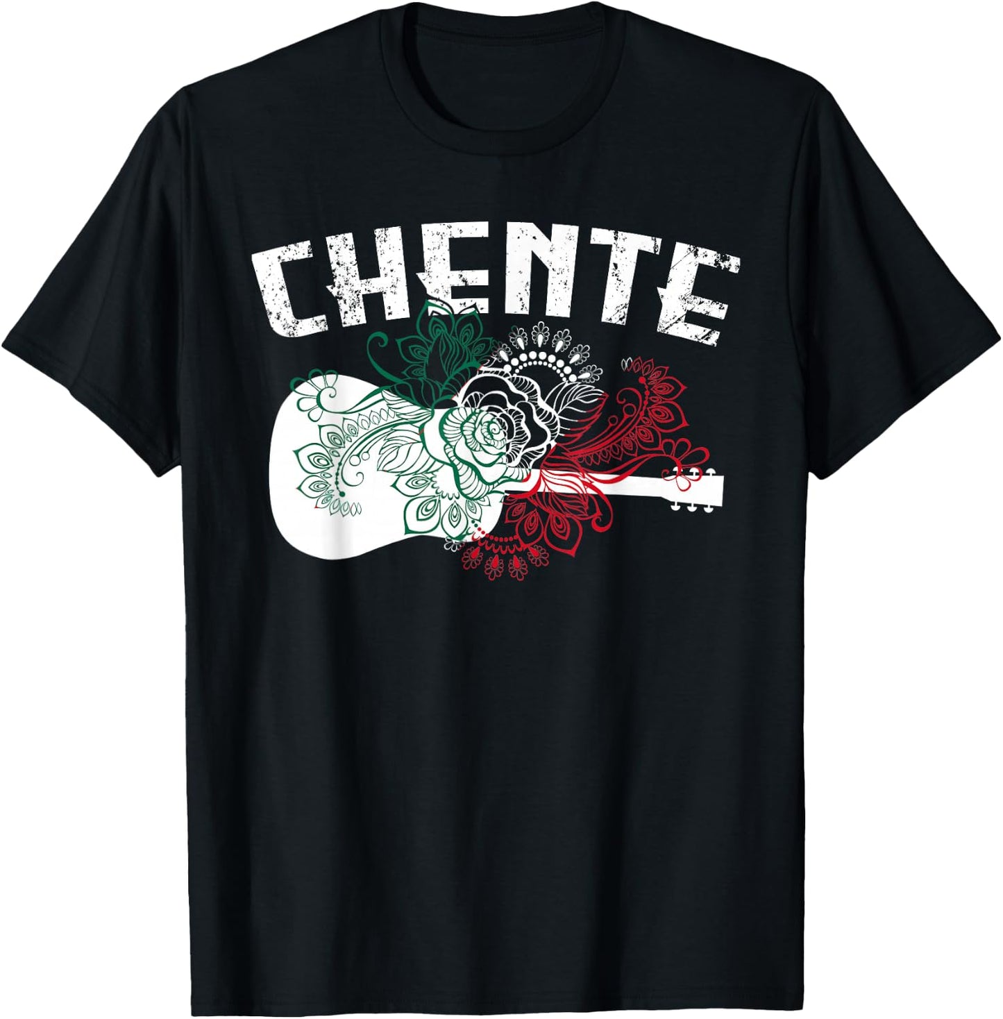 Vicente Name Guitar Mariachi Music Lover Womans T-Shirt - T-Shirt | Black