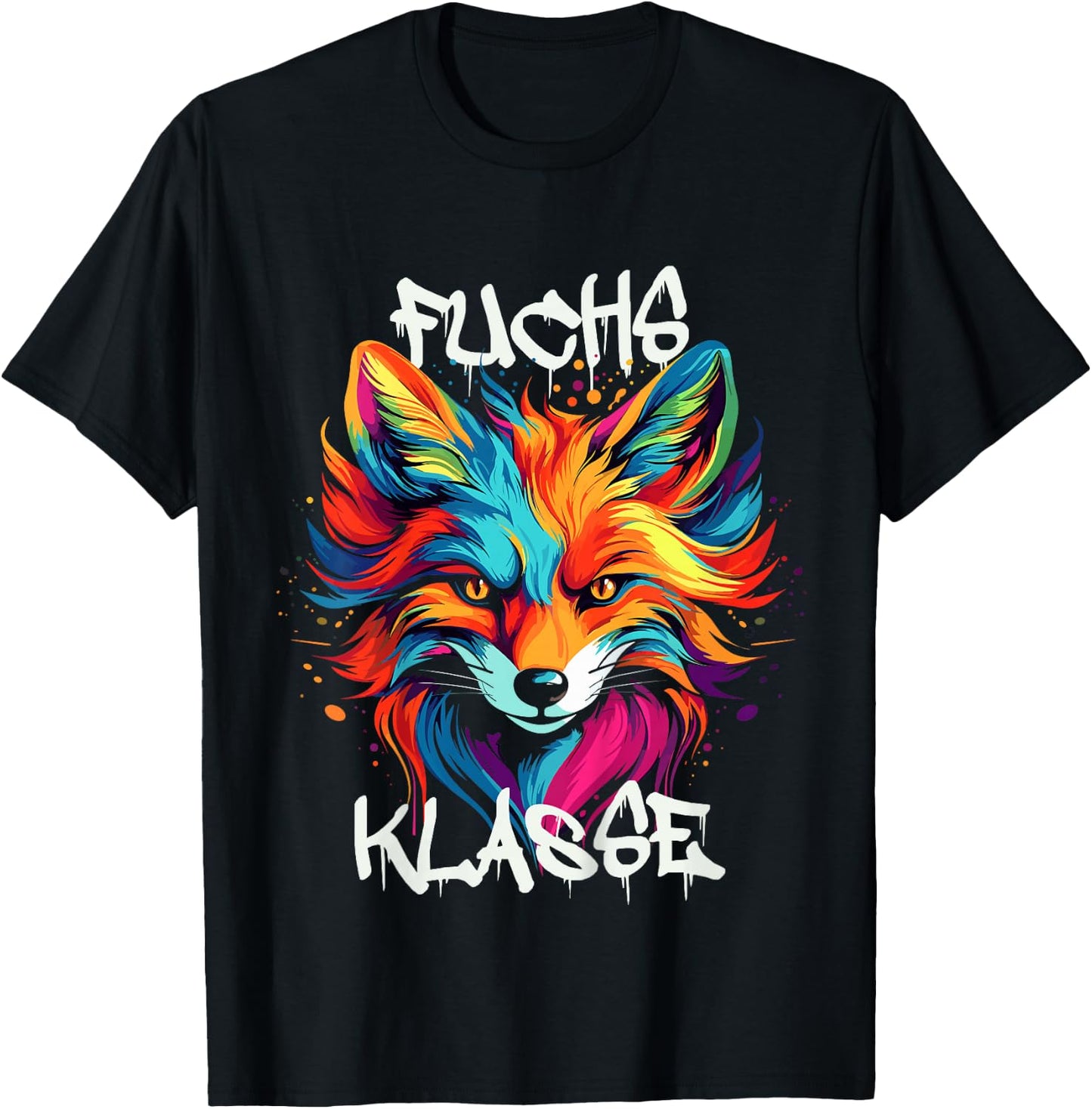 Kinder Cooler Fuchs für Fuchsklasse Grundschule, Klassentier T-Shirt - T-Shirt | Black