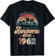 Awesome Since 1962 Palmiers 64e Anniversaire T-Shirt - T-Shirt | Black